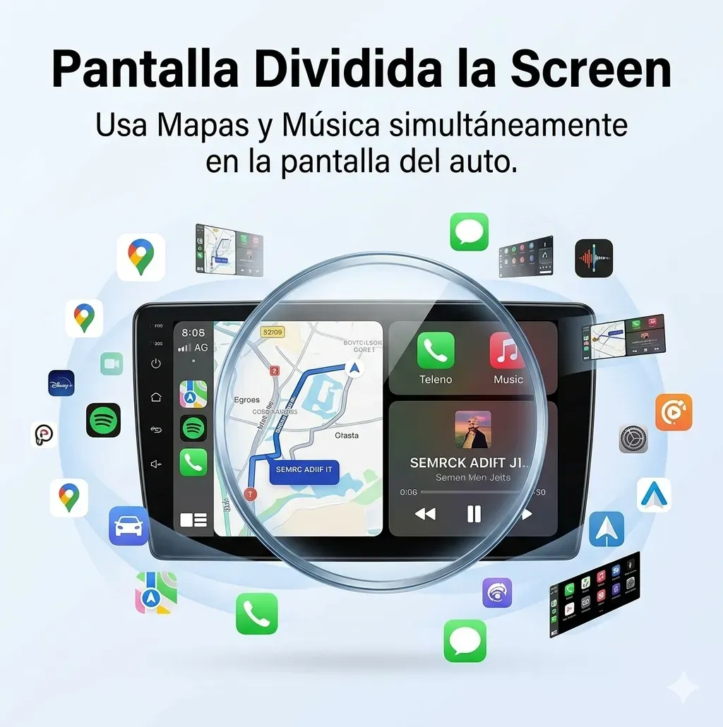 Carlinkit Mini Ultra3 — Dongle USB CarPlay + Android Auto Inalámbrico — imagen 6