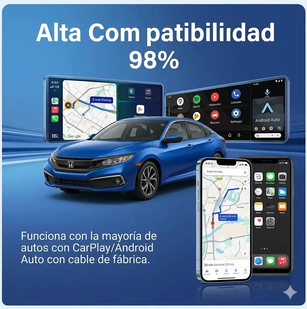Carlinkit Mini Ultra3 — Dongle USB CarPlay + Android Auto Inalámbrico — imagen 9