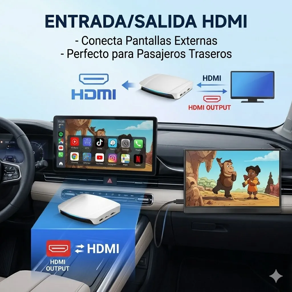 Carlinkit Tbox UHD — AI Box Android CarPlay + Android Auto | 4GB + 64GB — imagen 8